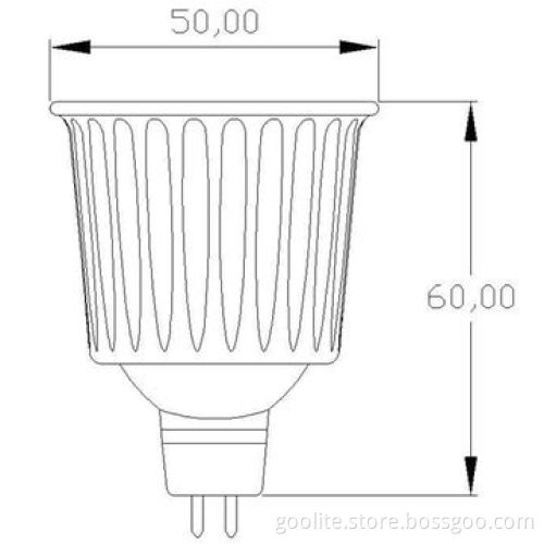 2014 New Design MR16 GU10 5W COB LED Spotlight, Competitive Price